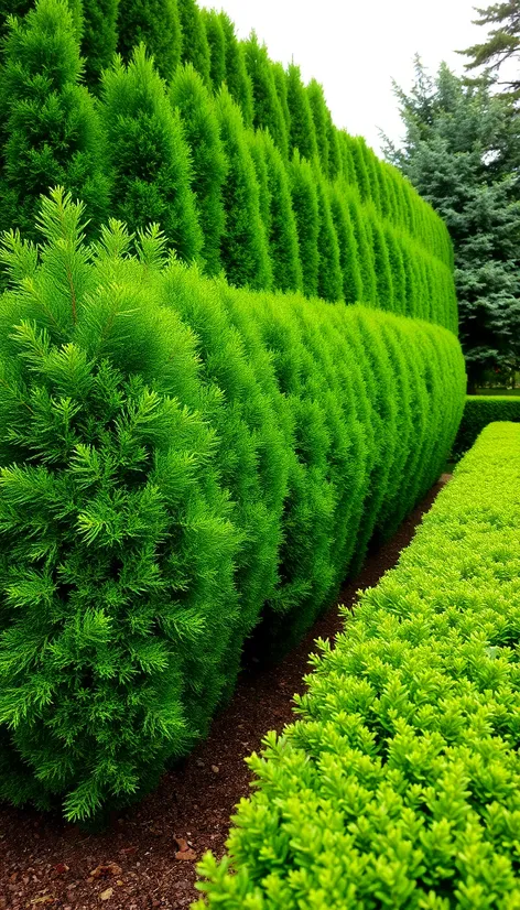 arborvitae hedge