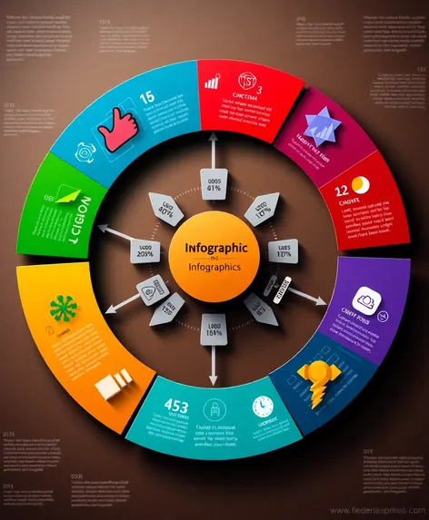 8 point circle infographic