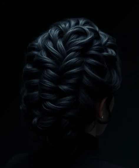 goth updo