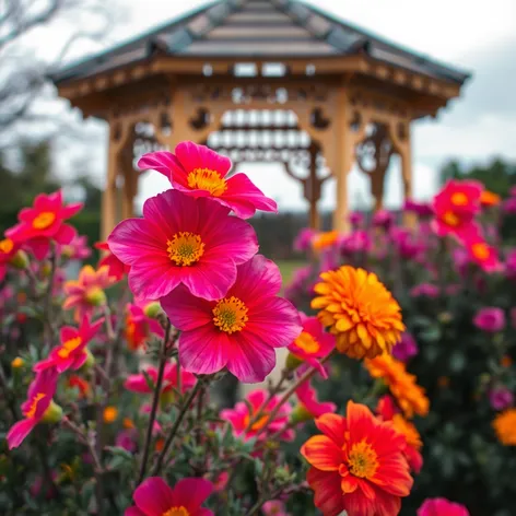 gazebo flowers