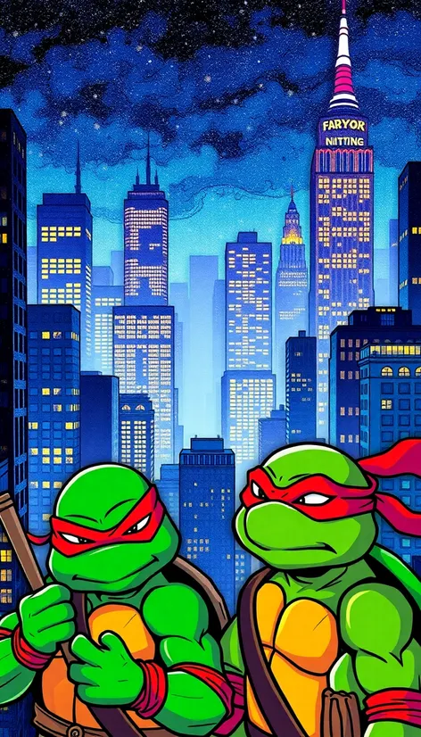 ninja turtles background