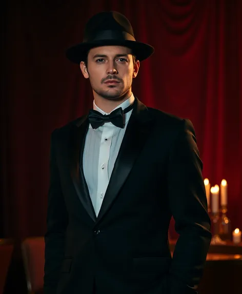 tuxedo and fedora