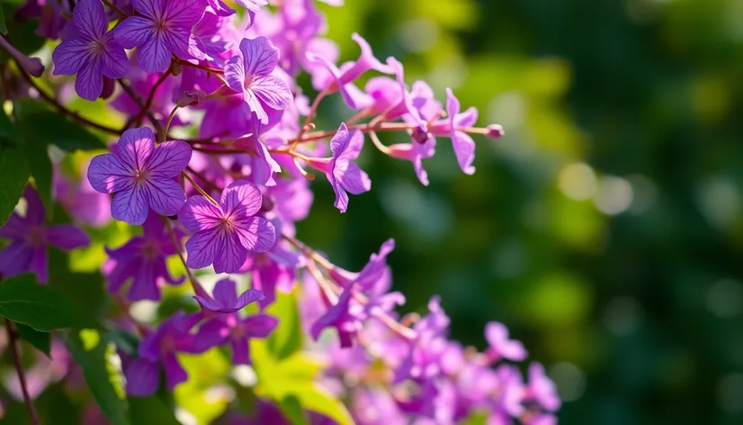 purple flower vine