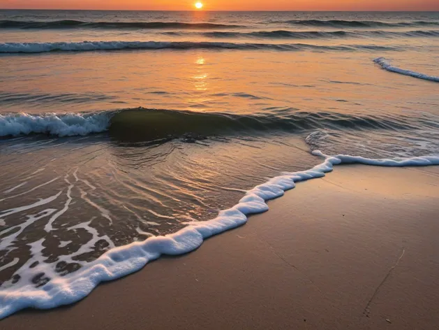 sunset at the beach