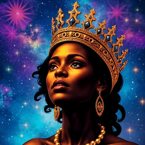 Black woman with crown