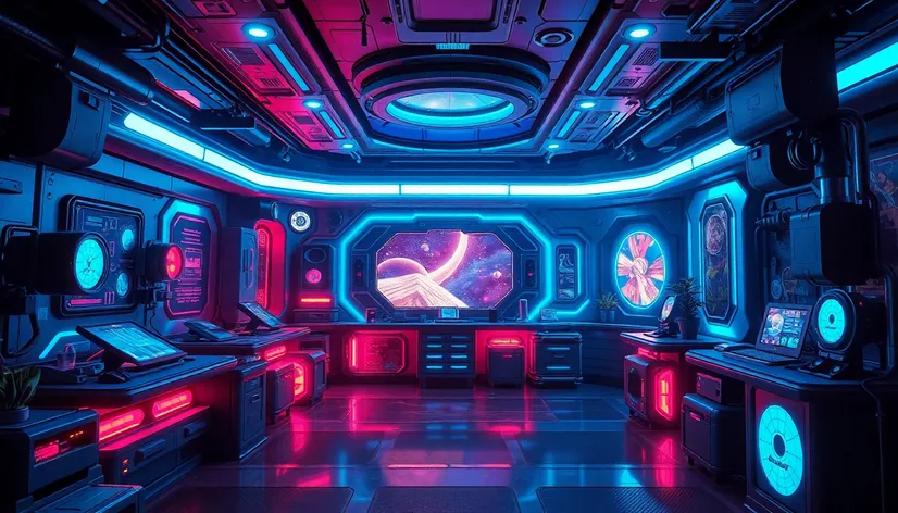 sci fi bedroom ai