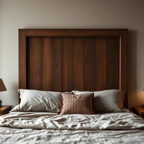 wooden headboard