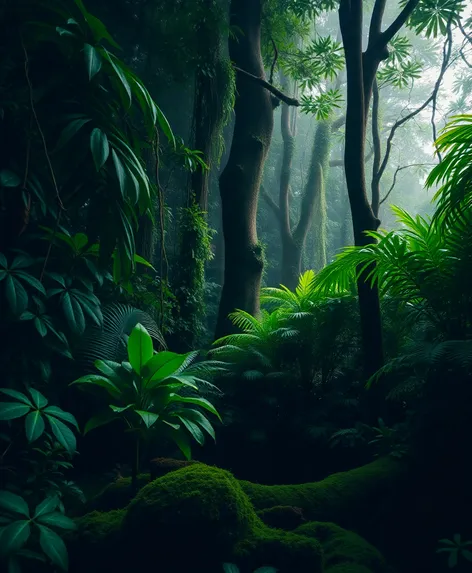 dark rainforest