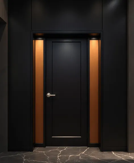 black door interior design