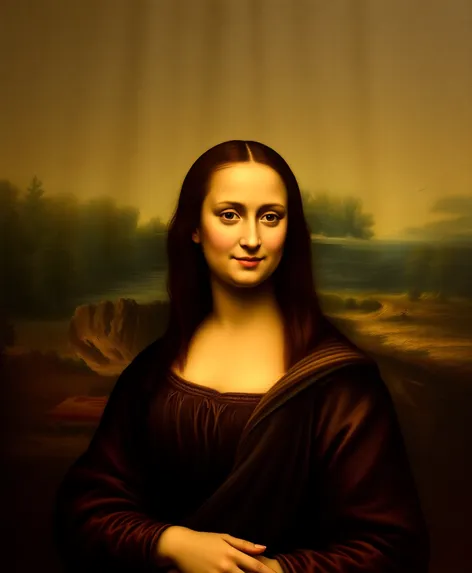 mona lisa photoshoot