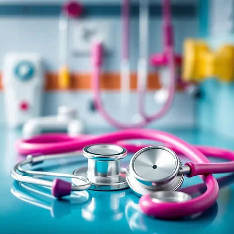 pink stethoscope