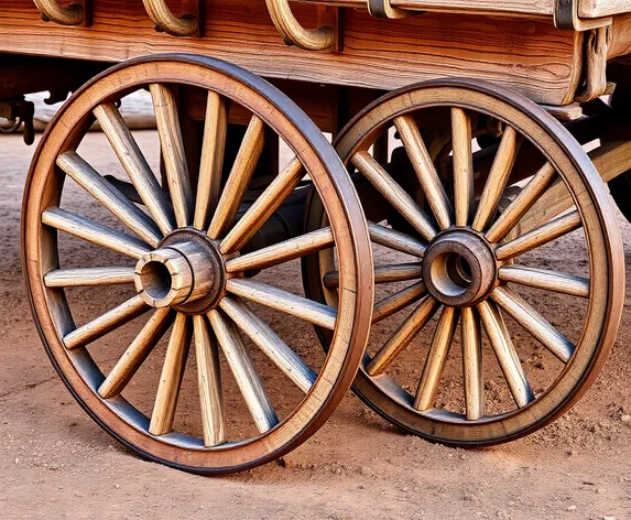 wooden wagon wheels