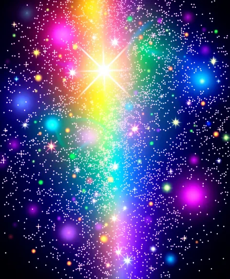 transparent background rainbow magic