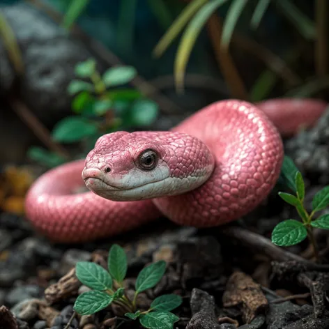 pink hognose snake