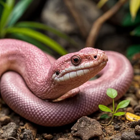 pink hognose snake