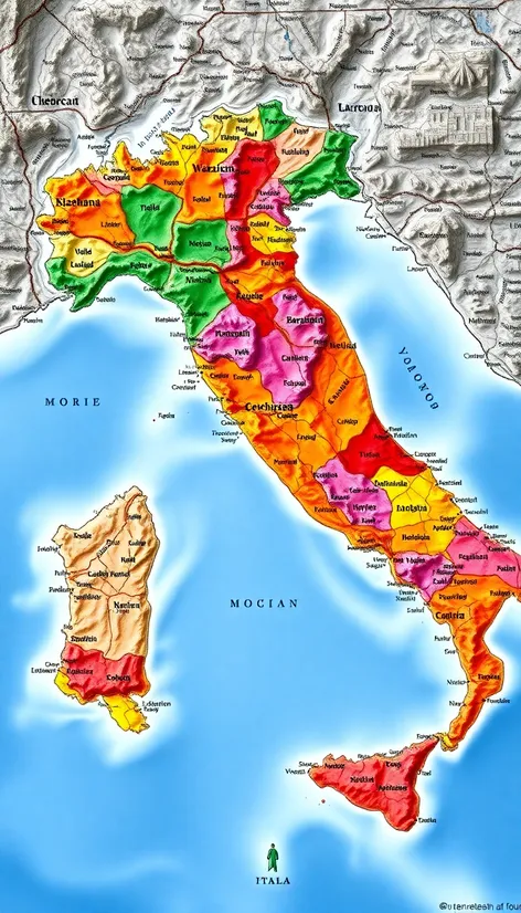 mapa italia