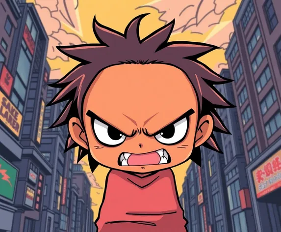 angry face chibi