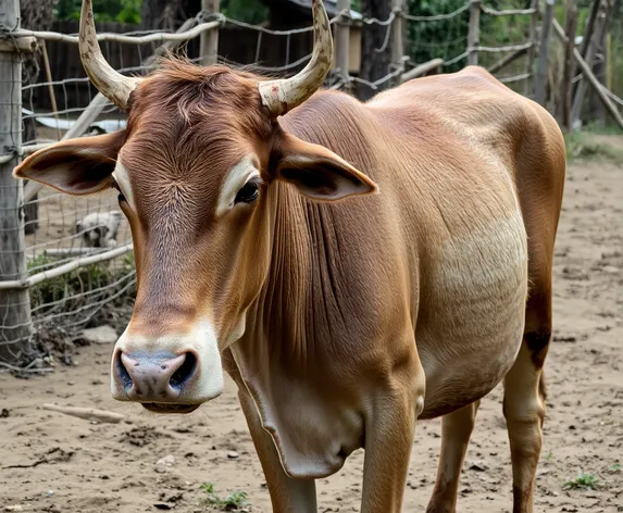 malnourished cow