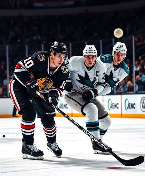 blackhawks vs sharks