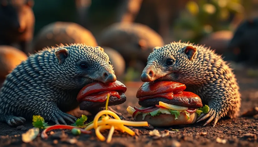 armadillos hamburgers