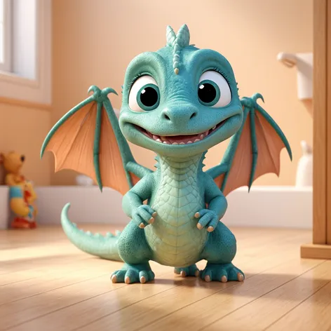 baby dragon wearing a