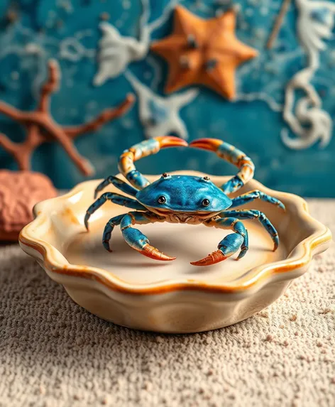 blue crab soap dish