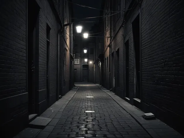 dark alleyway