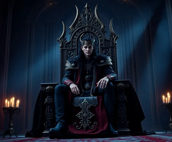 loki sitting on throne