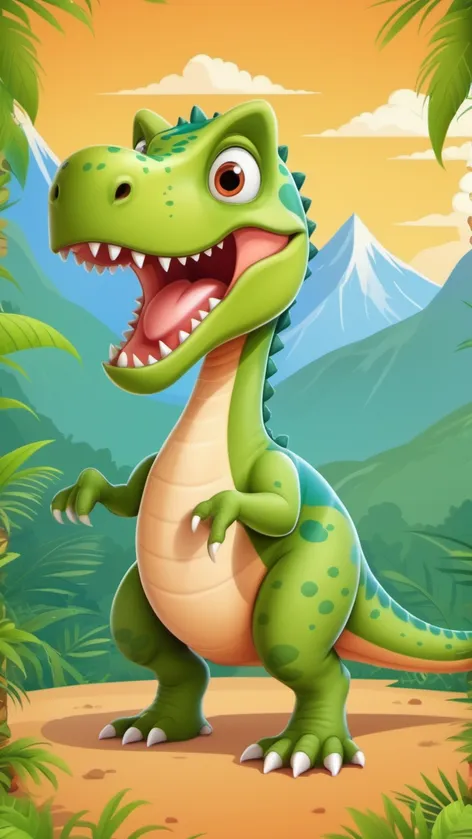 cartoon dino