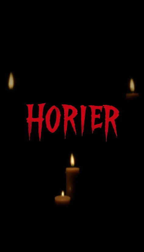 horror font