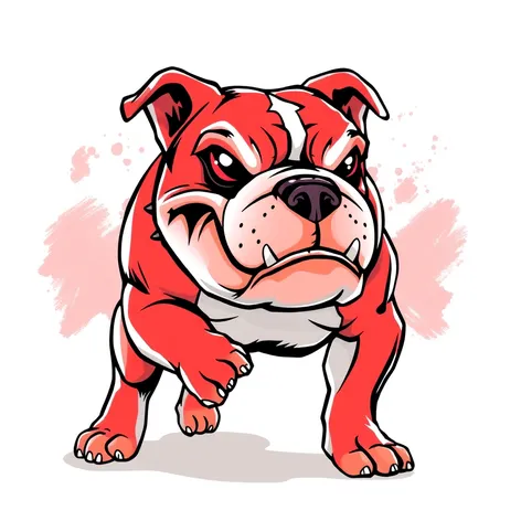 georgia dawgs drawing