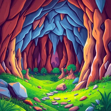 cartoon cave