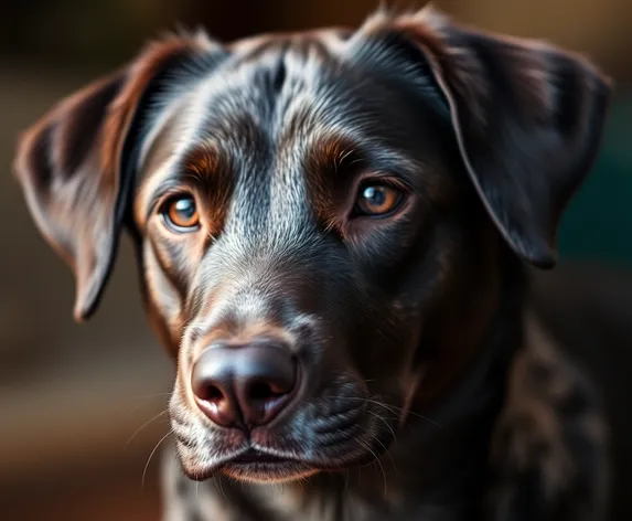 black lab blue heeler