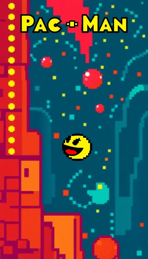 pac man pixel