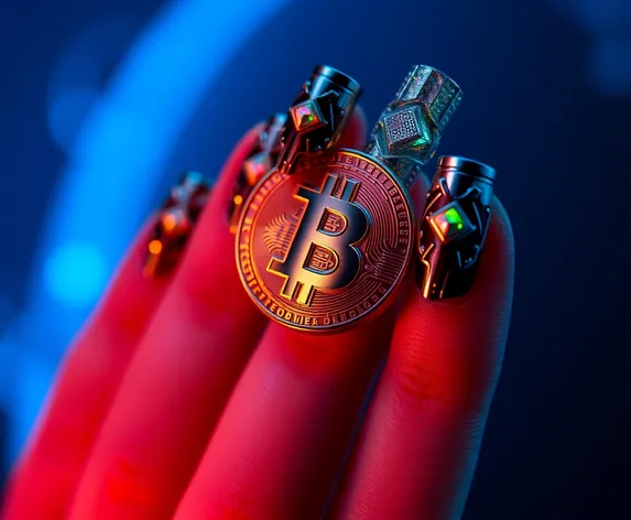 bitcoin nail design