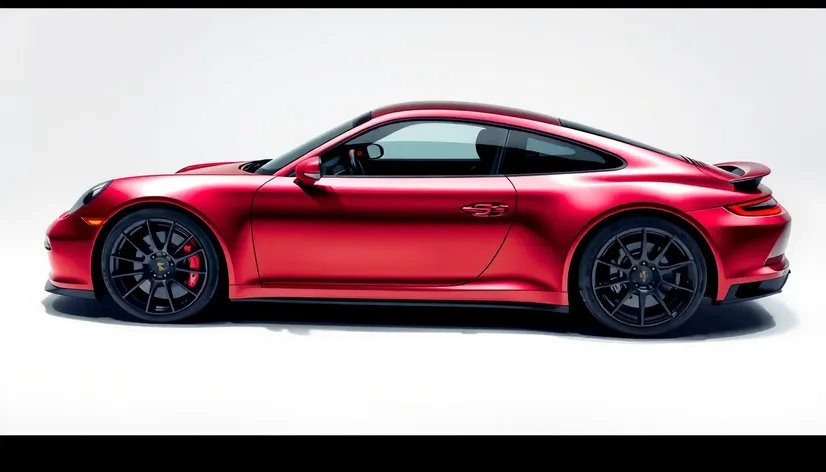 porsche 992 drawing