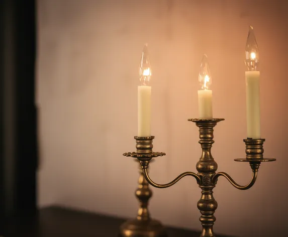 vintage brass candle holders