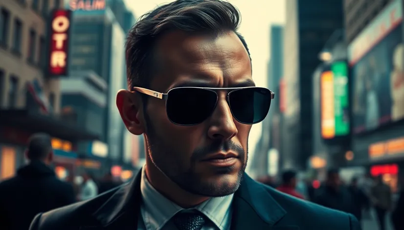 man wearing sunglasses incognito