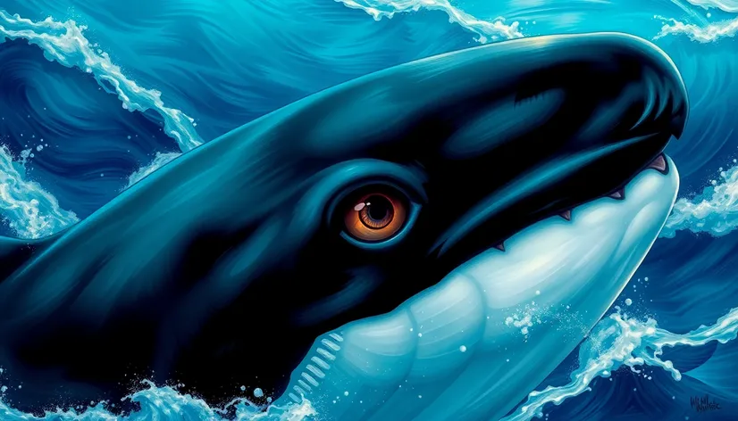 killer whale eyes