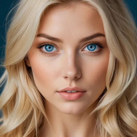 gorgeous blue eyes blondie