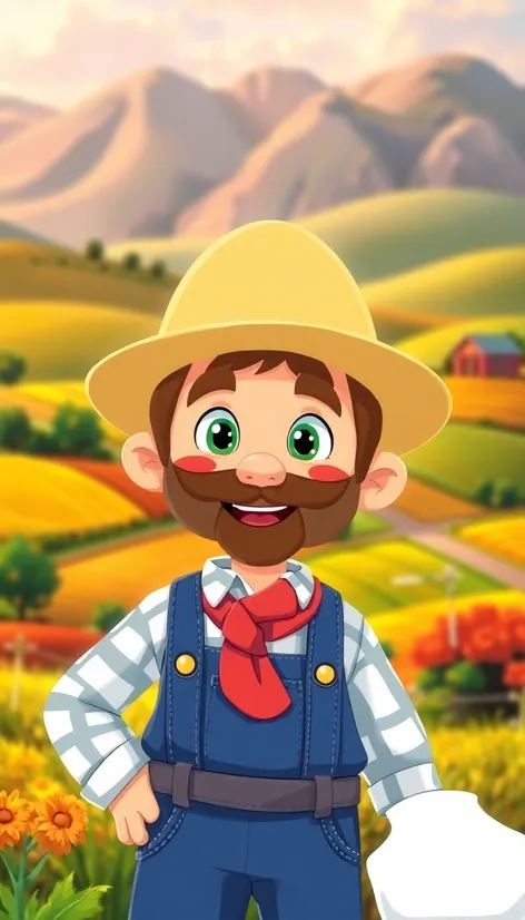 animated farmer