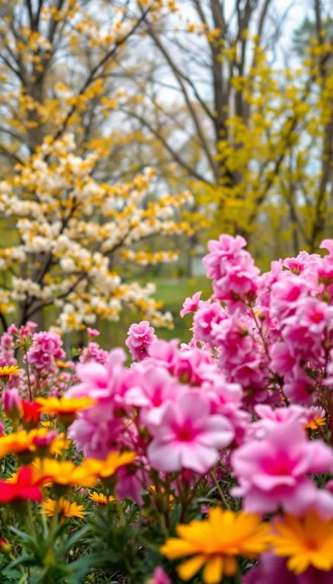 spring trees