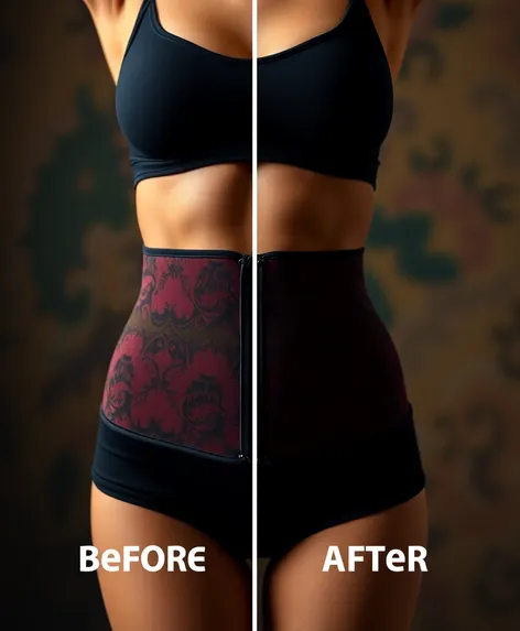 waist trainer before and