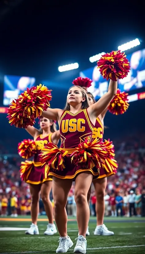 usc cheerleading uniform