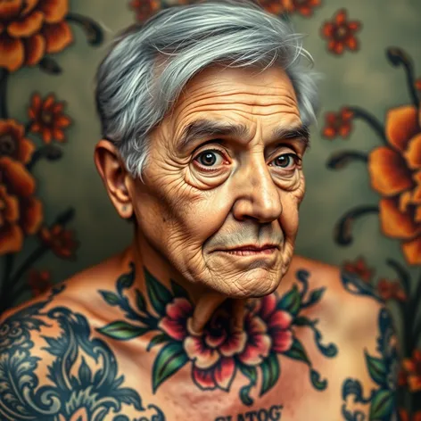 tattoos in old people