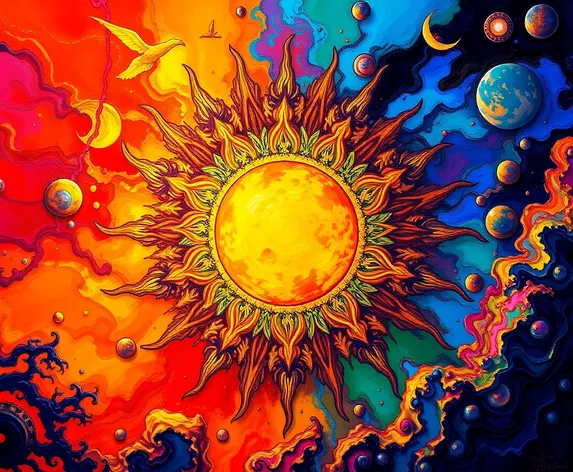 sun artwork