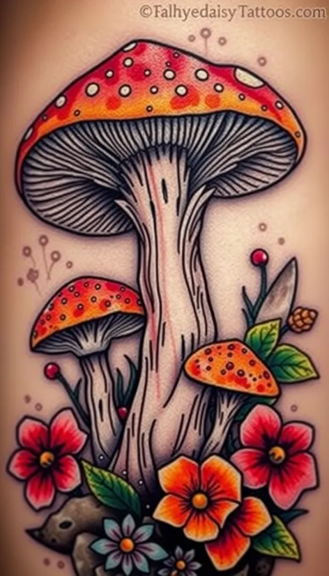 mushroom tattoos