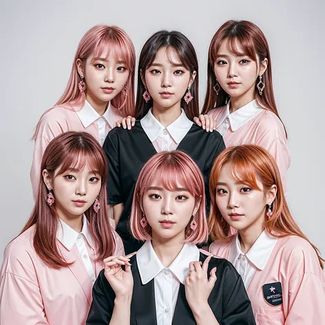 a six-member kpop girl