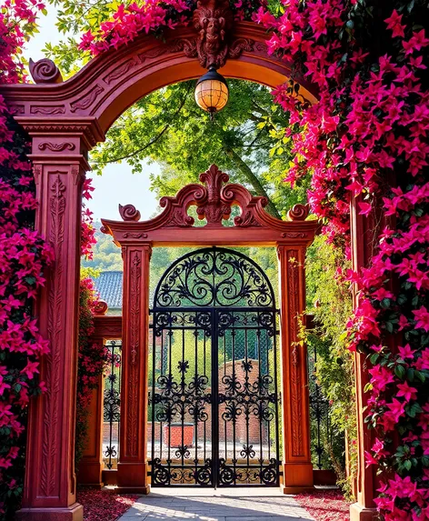 arbor with gate