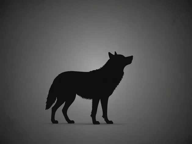 wolf silhouette